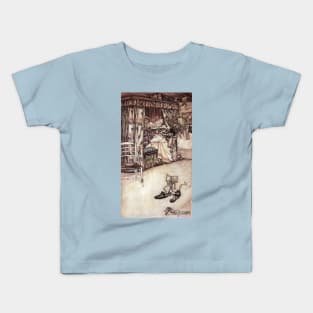 The Virtues of Patience - Arthur Rackham Kids T-Shirt